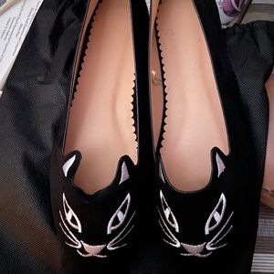 Hot Topic Black Cat Flats size 11